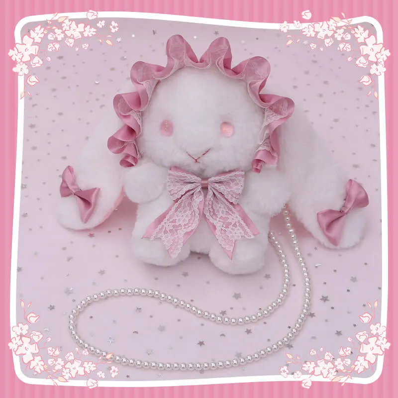 Kawaii Lace Bow Bunny Bag