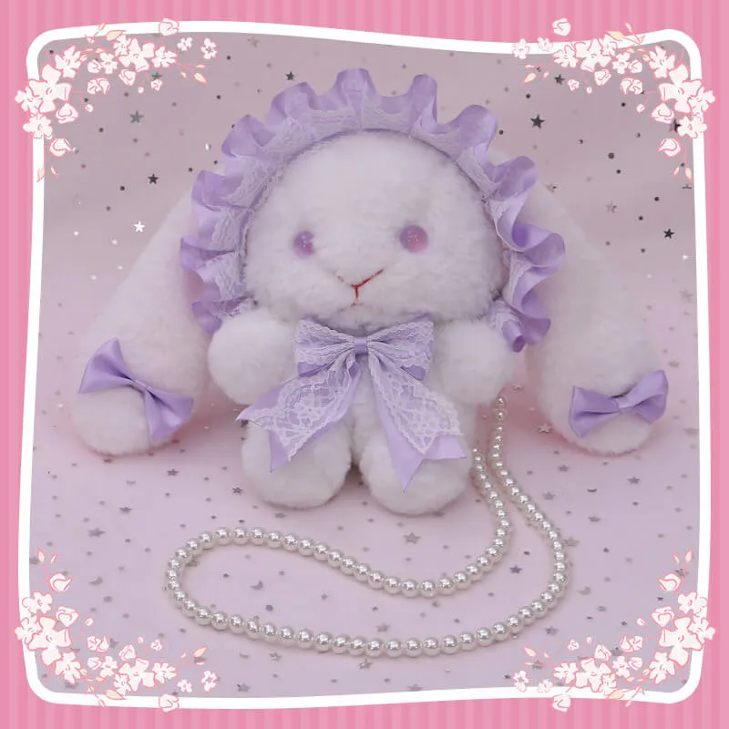 Kawaii Lace Bow Bunny Bag