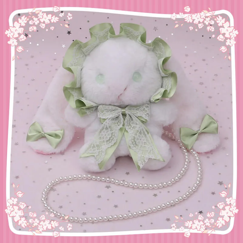 Kawaii Lace Bow Bunny Bag