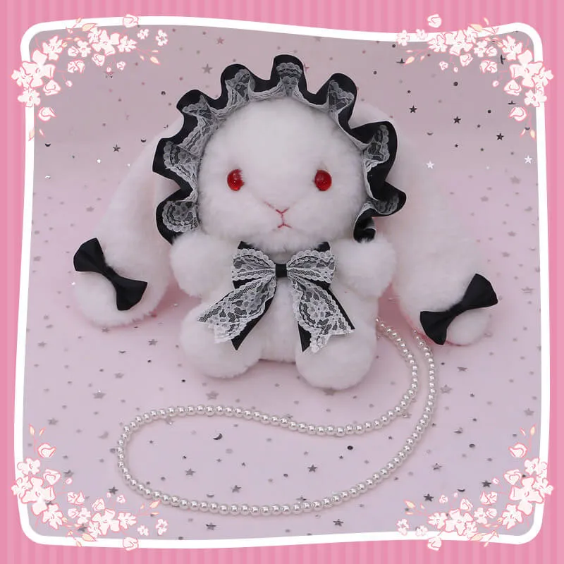 Kawaii Lace Bow Bunny Bag