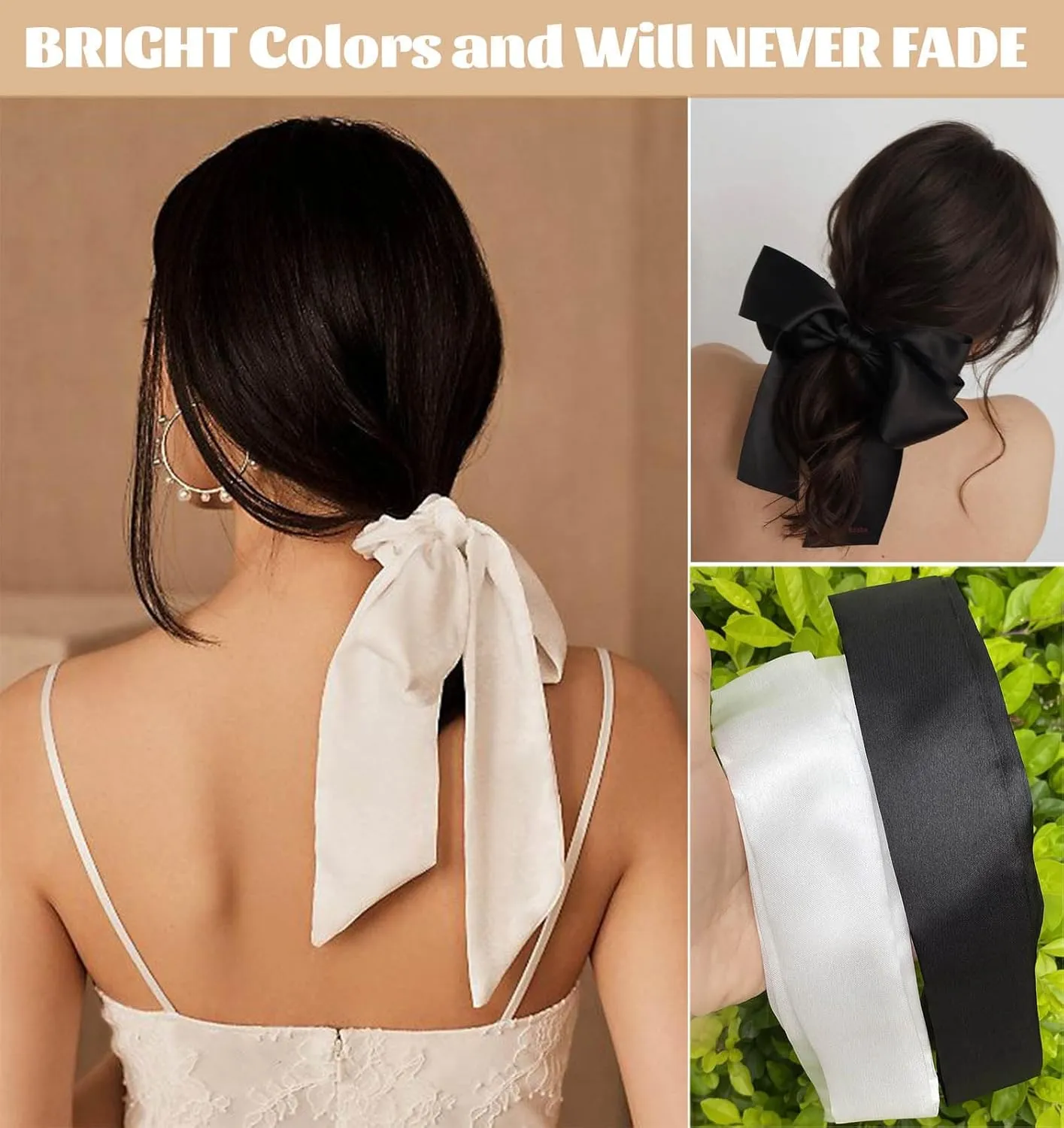 kcctoo 2/6/10Pack Scarf Bags for Women Handbag Scarfs Band Hair Neck Scarves Fashion Gifts