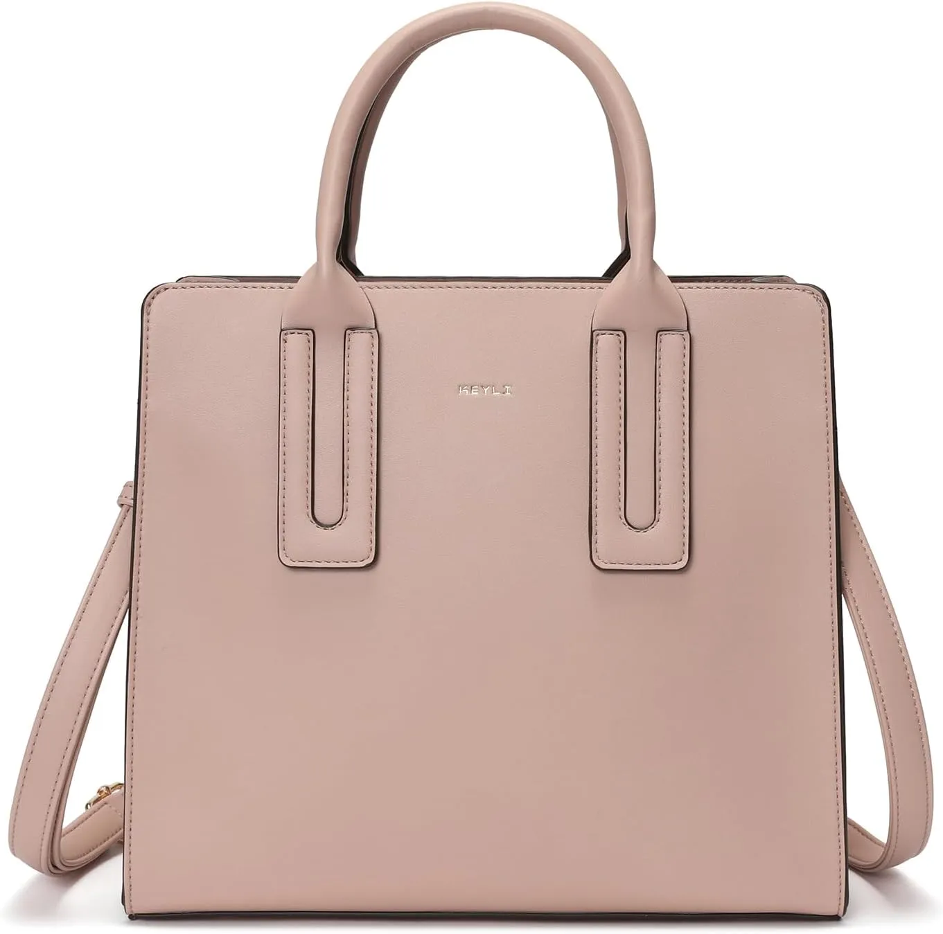 Keyli Medium Tote Bag for Women Designer Satchel Zipper Shoulder Handbags Top-handle Purses with Strap