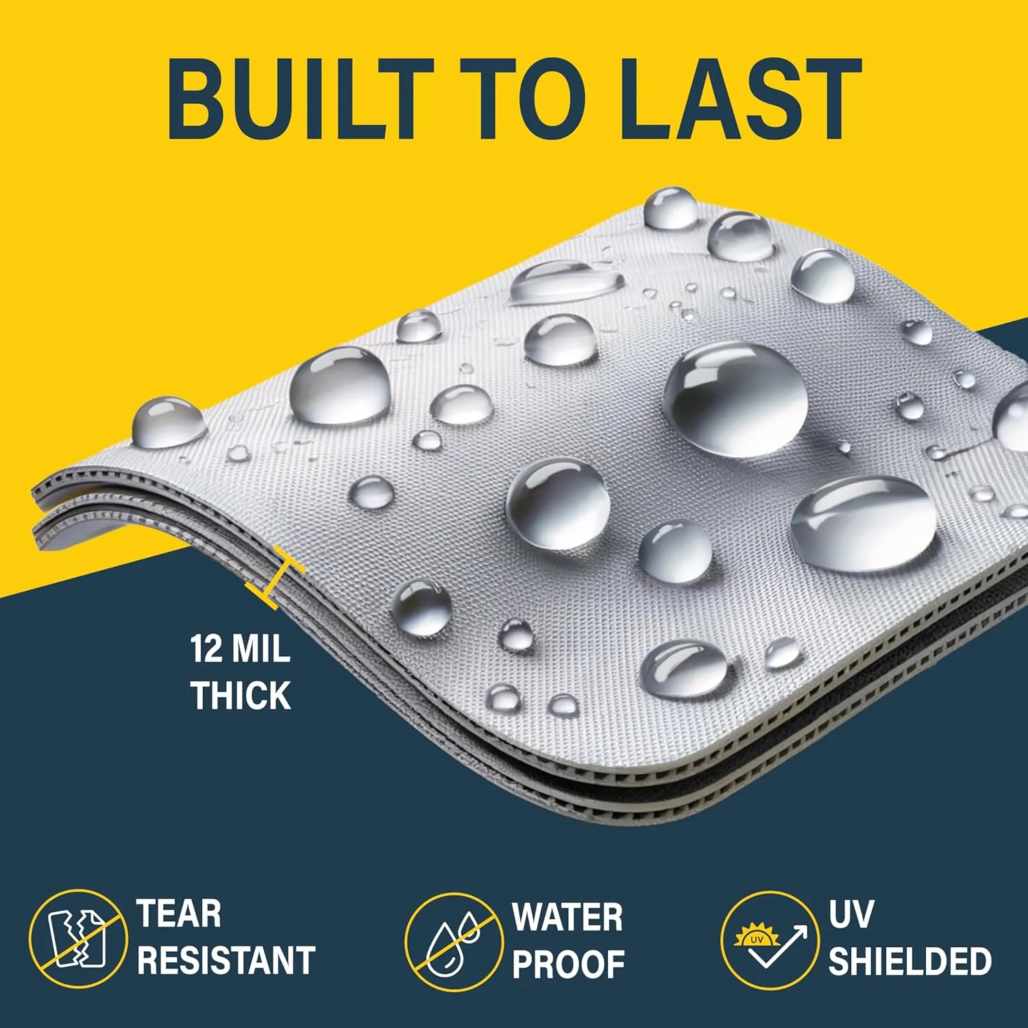 King Mattress Bags For Moving - Heavy Duty 10 Mil Thick Zippered Mattress Cover For Moving w 8 Carrying Handles - Moving Mattress Protector Bag - Waterproof Plastic Mattress Storage Bag (King Size)