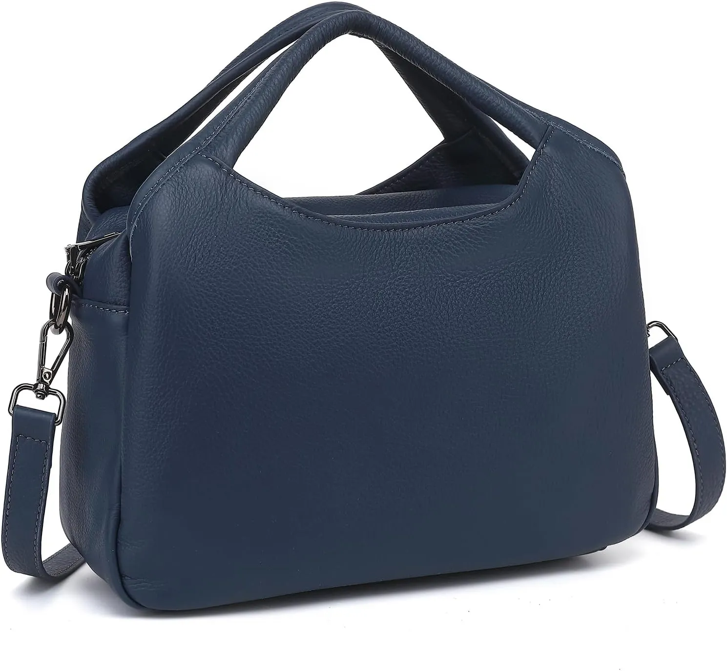 KOGTLA Genuine Leather Purses for Women, Crossbody Shoulder Bags with Top-Handle, Tote Satchel Handbags