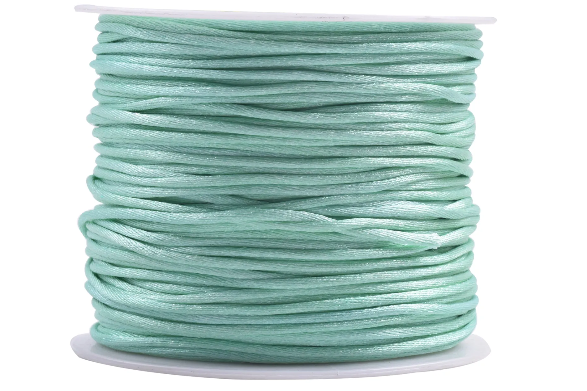 KONMAY 5 Rolls 1.5mm Nylon Rattail Satin Silk Beading Cord Macrame Thread for Jewelry Making, Chinese Knotting, Beading,