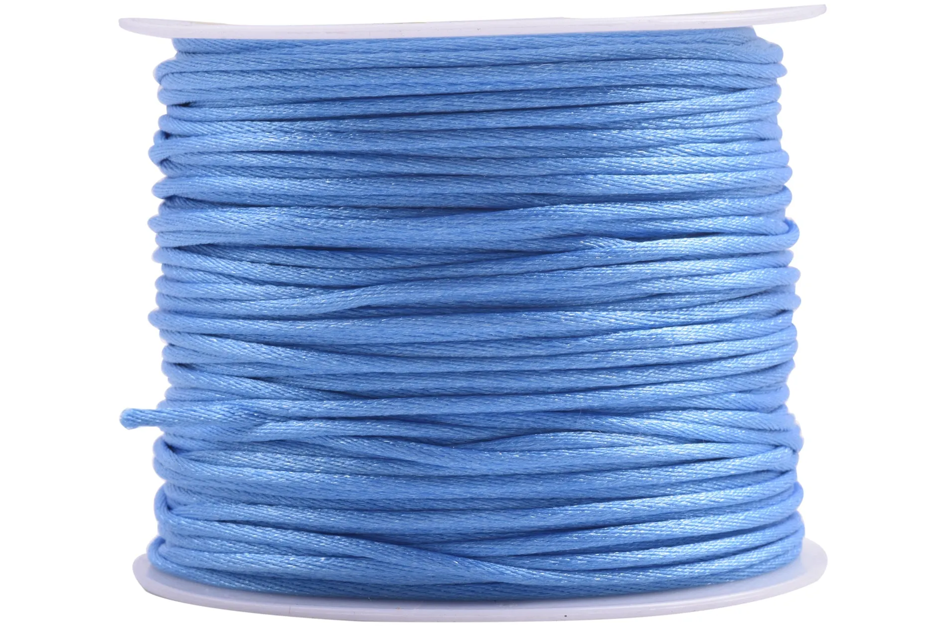 KONMAY 5 Rolls 1.5mm Nylon Rattail Satin Silk Beading Cord Macrame Thread for Jewelry Making, Chinese Knotting, Beading,