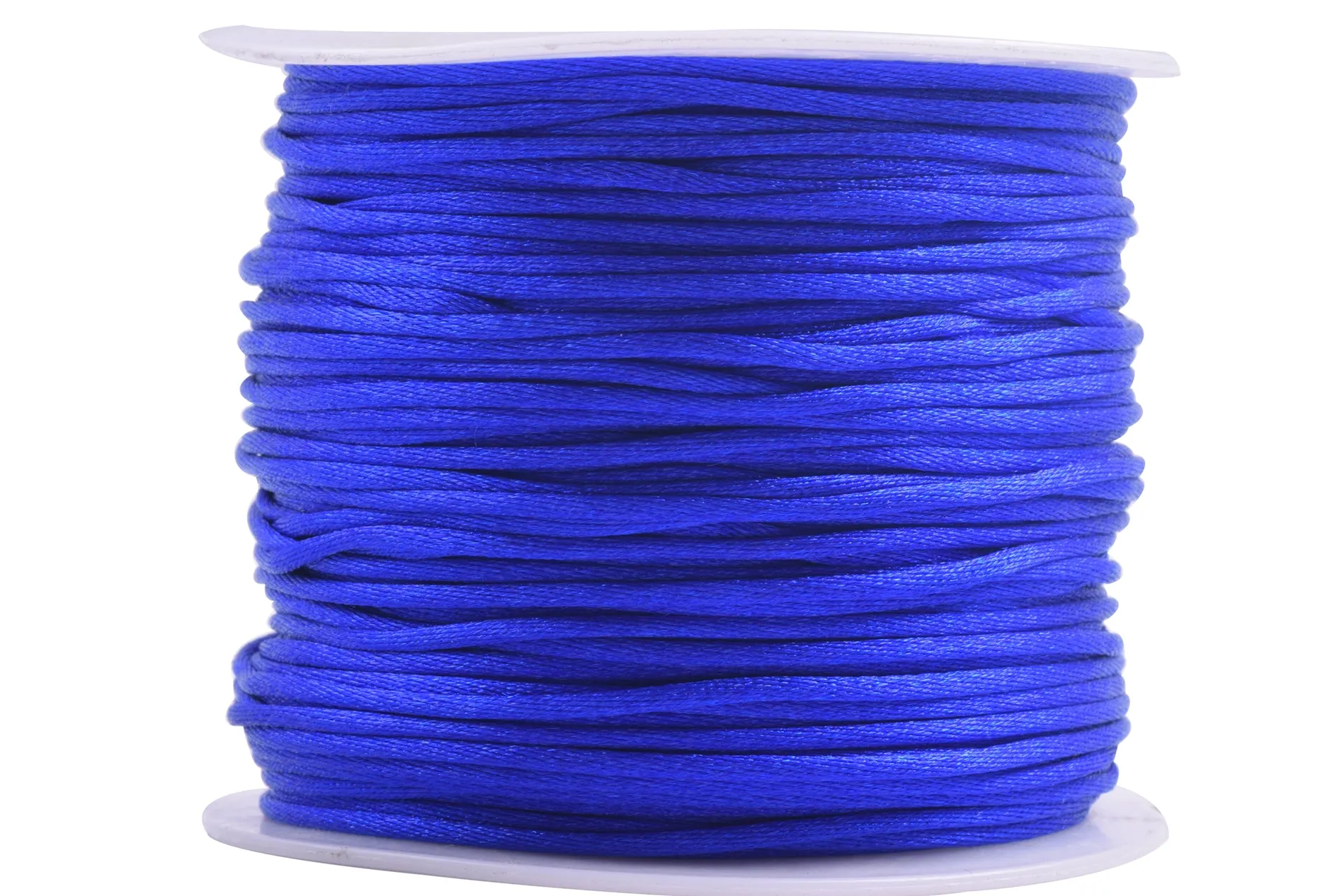 KONMAY 5 Rolls 1.5mm Nylon Rattail Satin Silk Beading Cord Macrame Thread for Jewelry Making, Chinese Knotting, Beading,