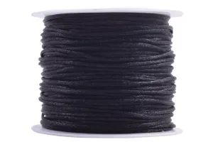 KONMAY 5 Rolls 1.5mm Nylon Rattail Satin Silk Beading Cord Macrame Thread for Jewelry Making, Chinese Knotting, Beading,