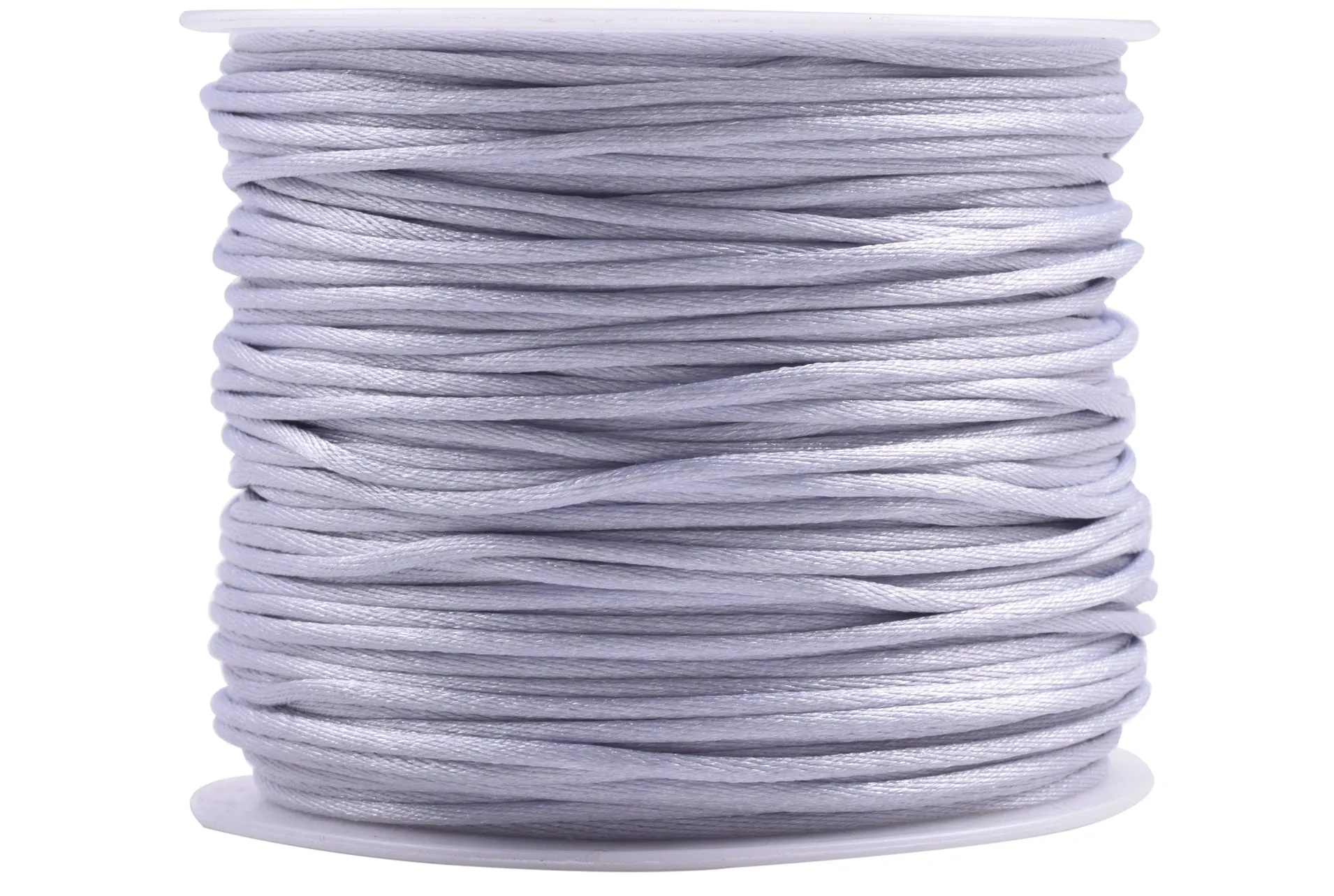 KONMAY 5 Rolls 1.5mm Nylon Rattail Satin Silk Beading Cord Macrame Thread for Jewelry Making, Chinese Knotting, Beading,
