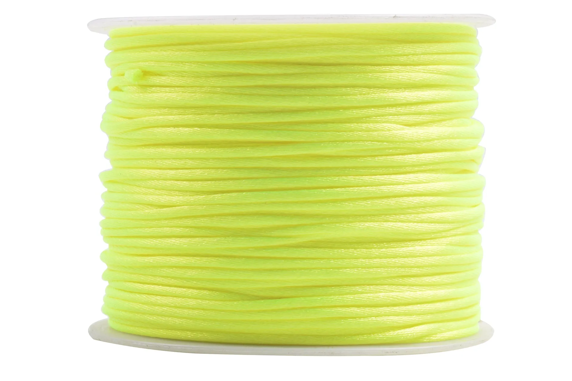 KONMAY 5 Rolls 1.5mm Nylon Rattail Satin Silk Beading Cord Macrame Thread for Jewelry Making, Chinese Knotting, Beading,