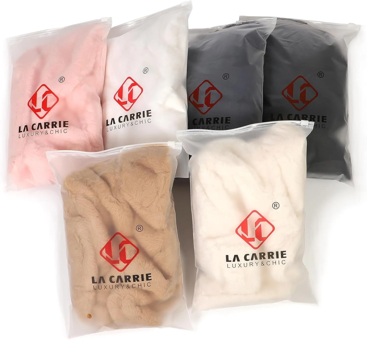 LA CARRIE Women's Snakeskin Print Faux Fur Bucket Hat Winter Warmer Fisherman Cap