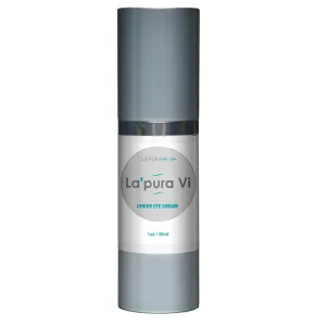 La'Pura Vi Under Eye Cream - Reduce Eye Bags, Puffiness, Dark Circles, Wrinkles - Anti-Aging Eye Cream with Alpha Hydroxy Acids, Vitamins, & Natural Extracts to Reduce & Prevent Signs of Aging