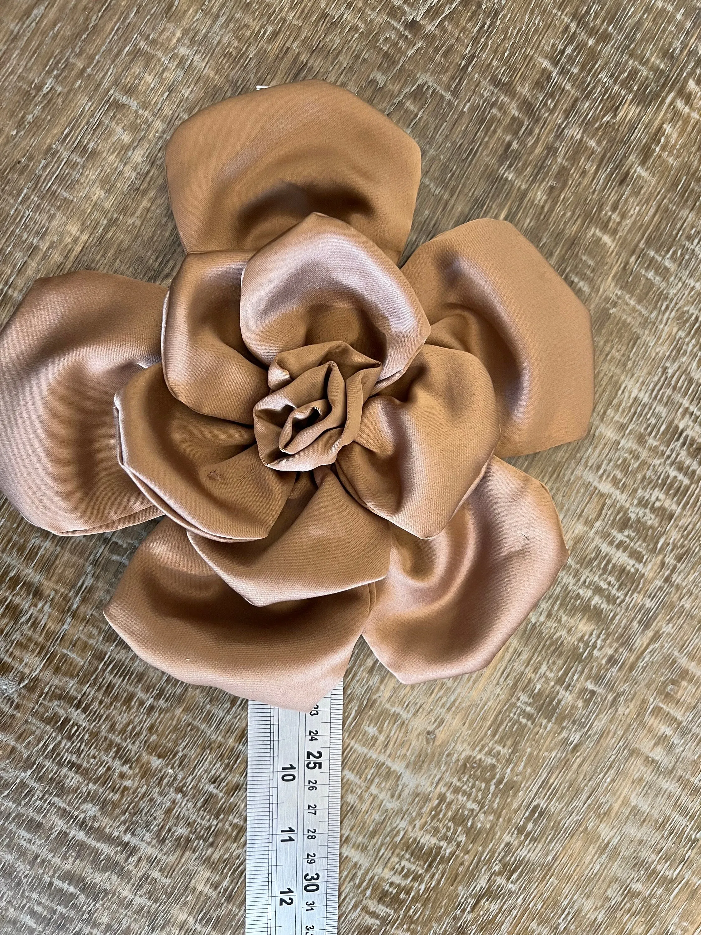 Large 3D Corsage Flower, 8 colours, 9” Wide, 27cm, Pin on Corsage, Bridal, Clothing, Dress, Hat, Accessory, FAN Design