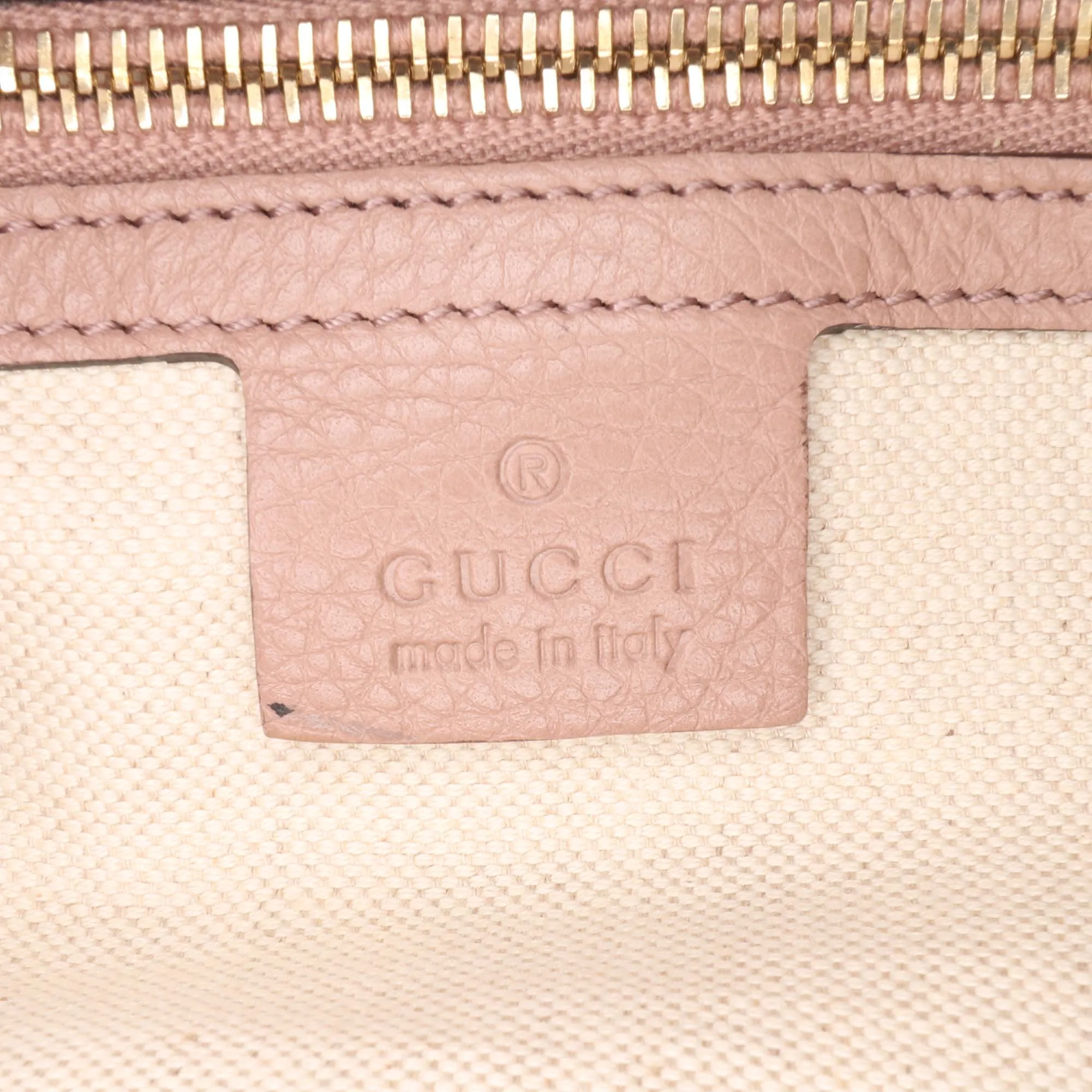 Large Calfskin Bamboo Shopper Satchel