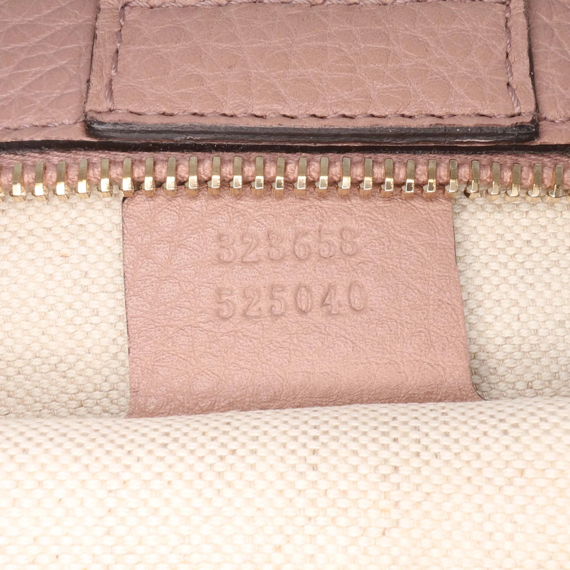 Large Calfskin Bamboo Shopper Satchel