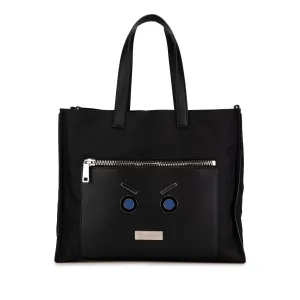 Large Nylon Fendi Faces Tote