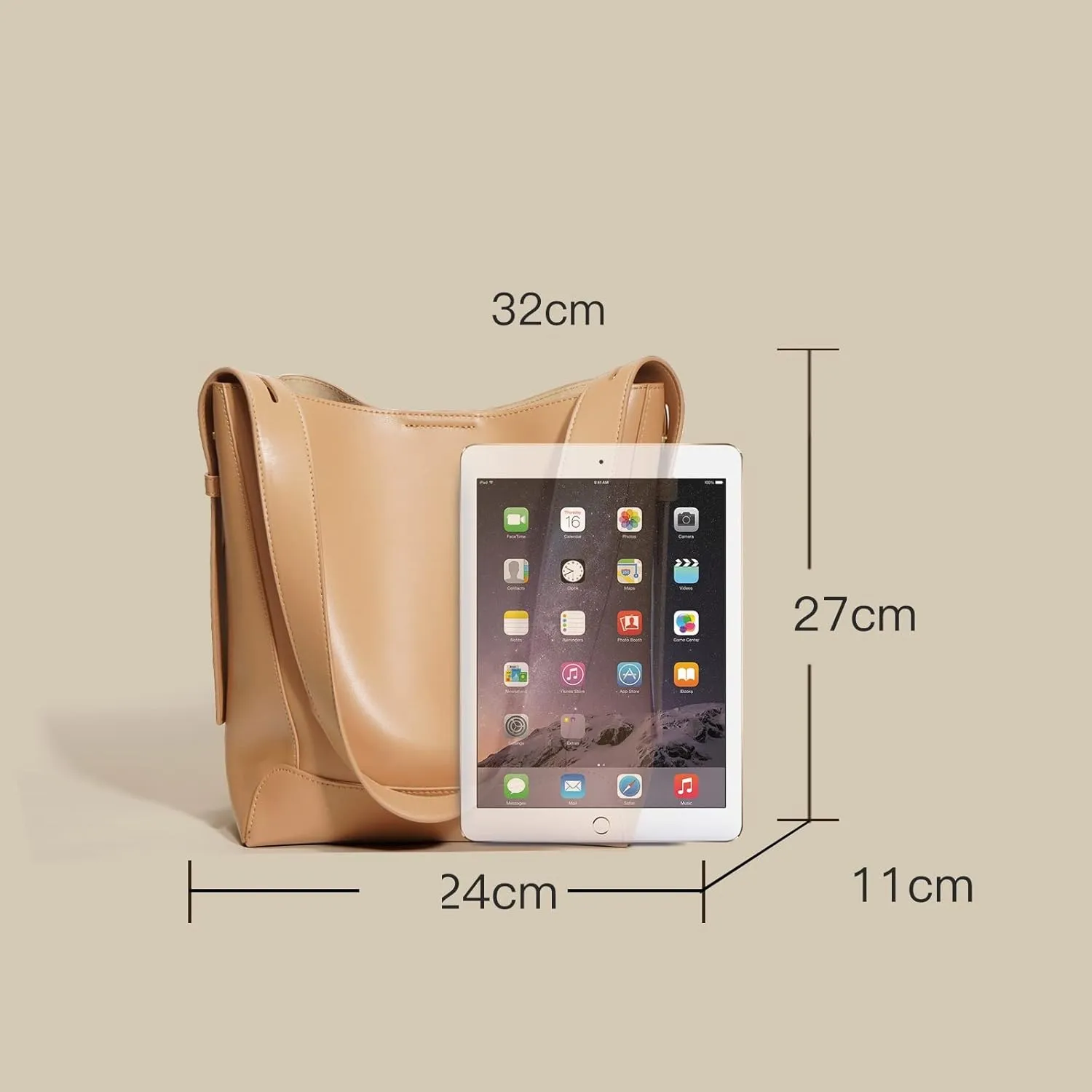 Leather Bag Bucket Bag Niche Design Large -Capacity Bert Bag Wild Shoulder Leather Crossbody Women's Bag (Color : Yellow)