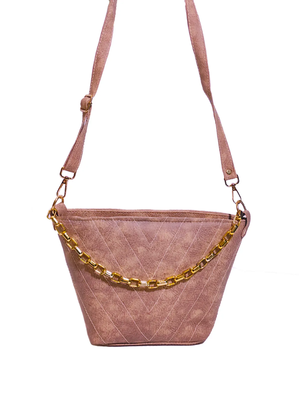 Leather Bucket Bag for Women