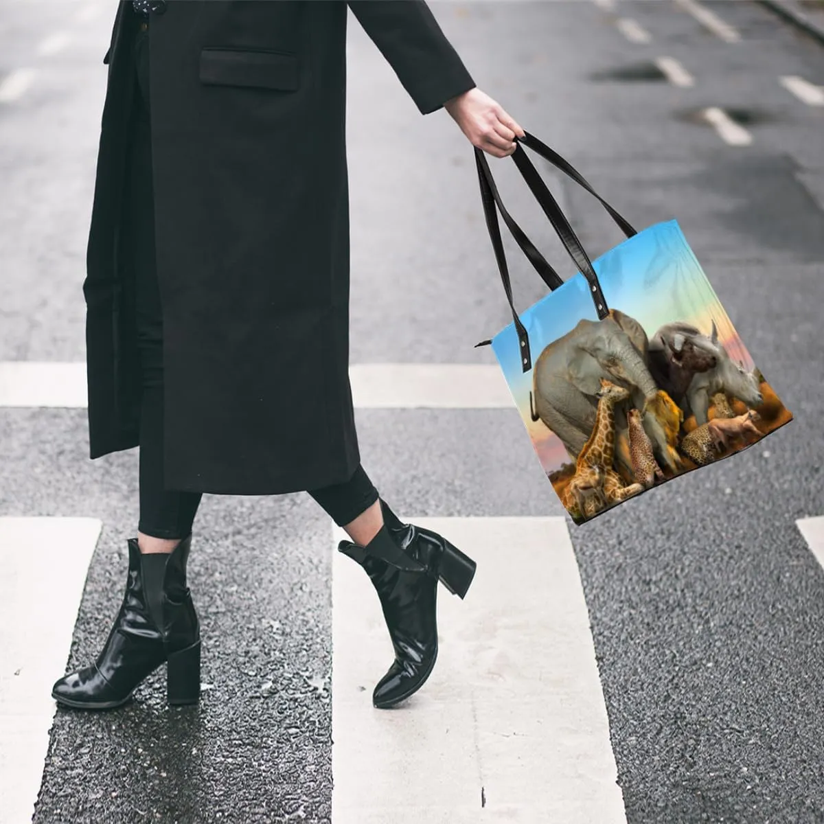 Leather Tote Bag for Women Fashion Shoulder Bag Purses and Handbags Large Capacity Satchel Bags for Work Travel