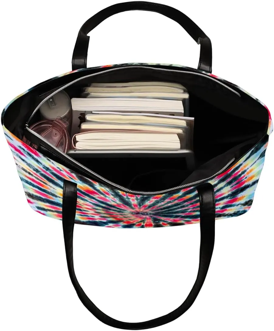 Leather Tote Bag for Women Fashion Shoulder Bag Purses and Handbags Large Capacity Satchel Bags for Work Travel