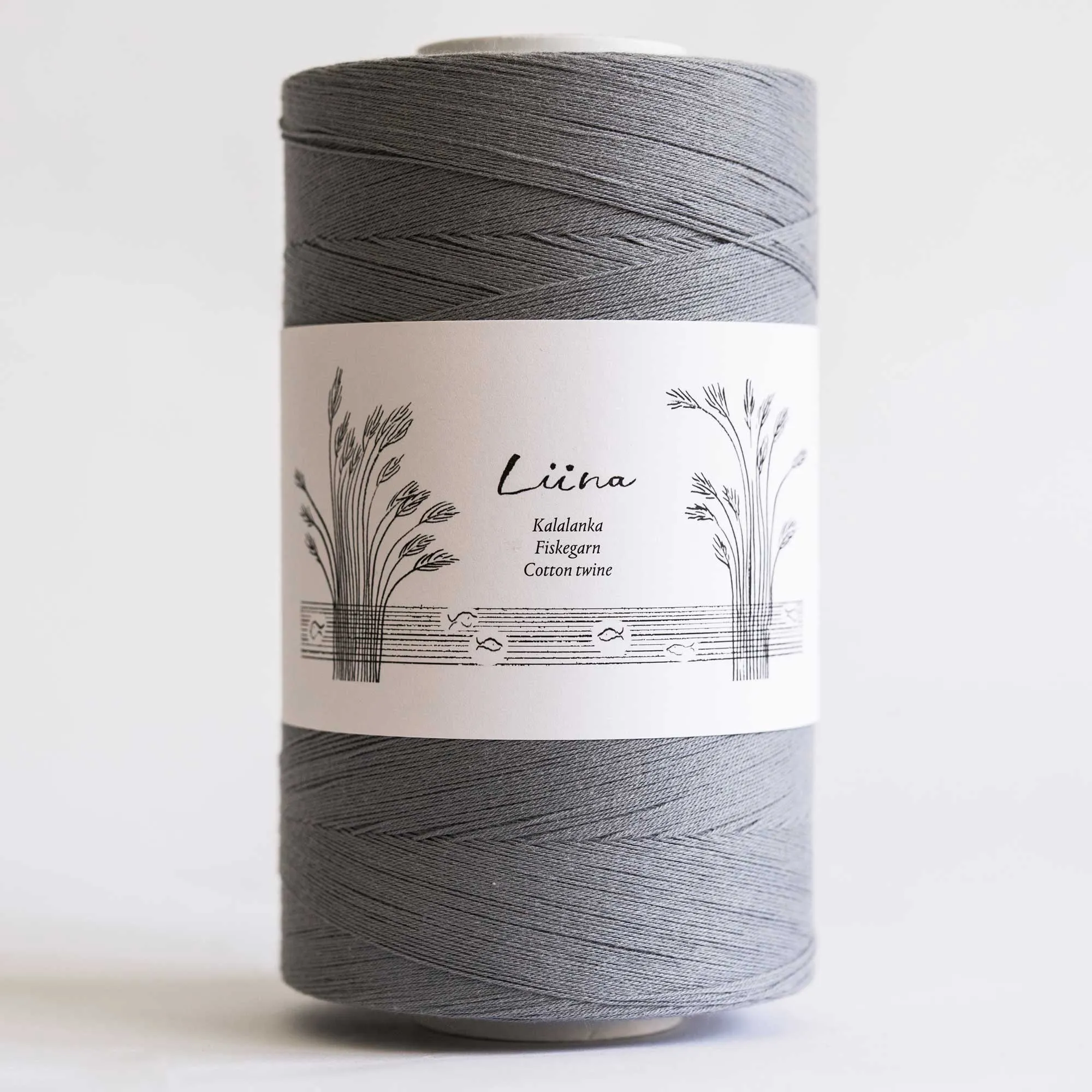 Liina Kalanka Cotton Twine 12 Ply - Dark Grey No. 67