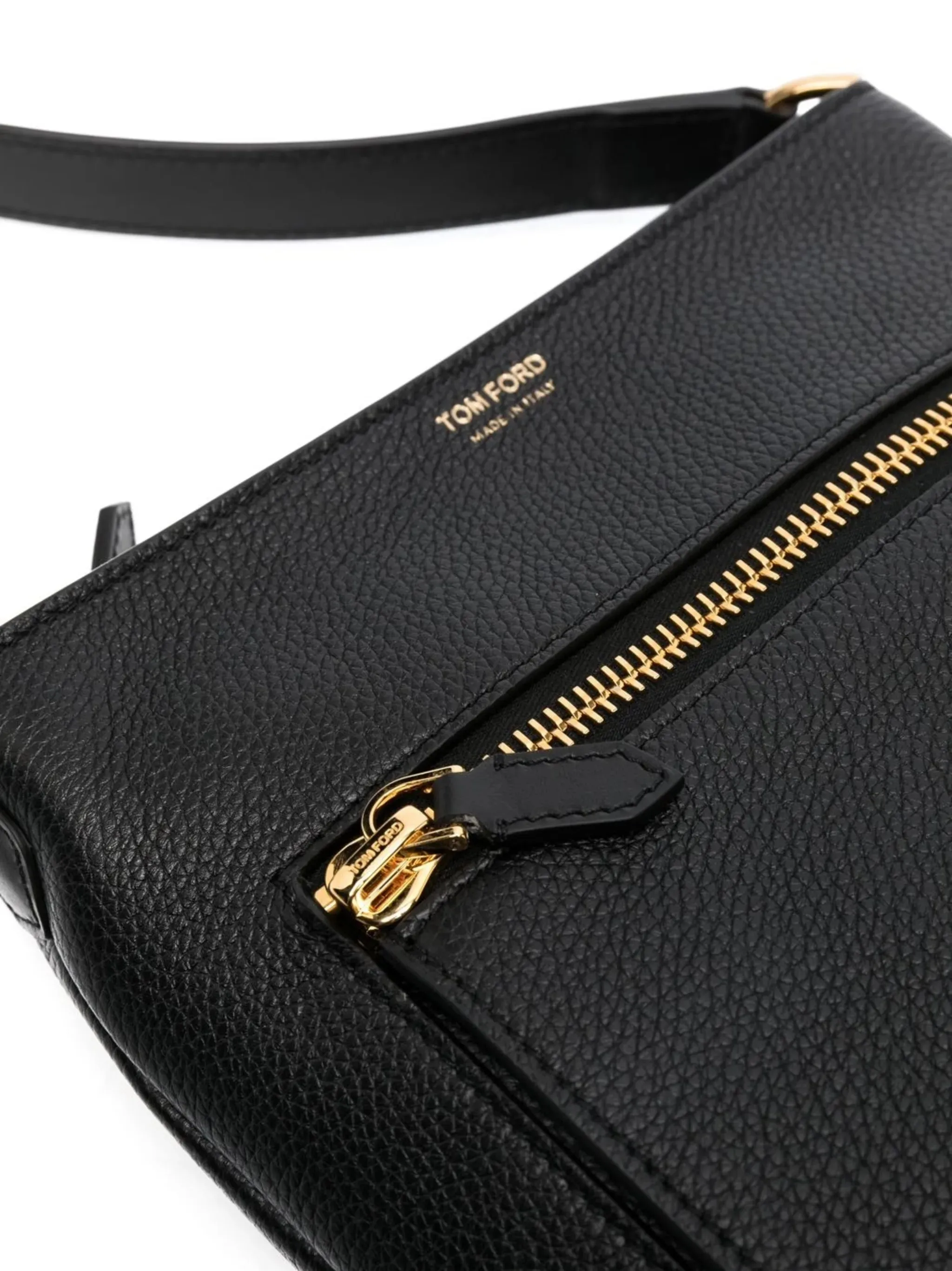 Limited-stock deal grained-texture bag messenger Best-reviewed logo