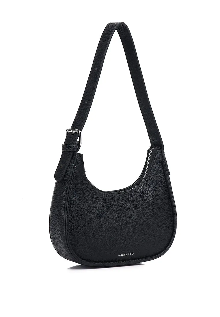 Liz Two-ways Hobo Shoulder (Black)
