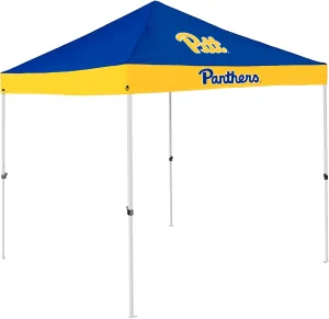 Logo Brands NCAA Pittsburgh Panthers Economy Canopy Tent – Outdoor Sports Shelter, UV Protection, Easy Setup, Comes with Carrying Bag, Great for Tailgates & Picnics