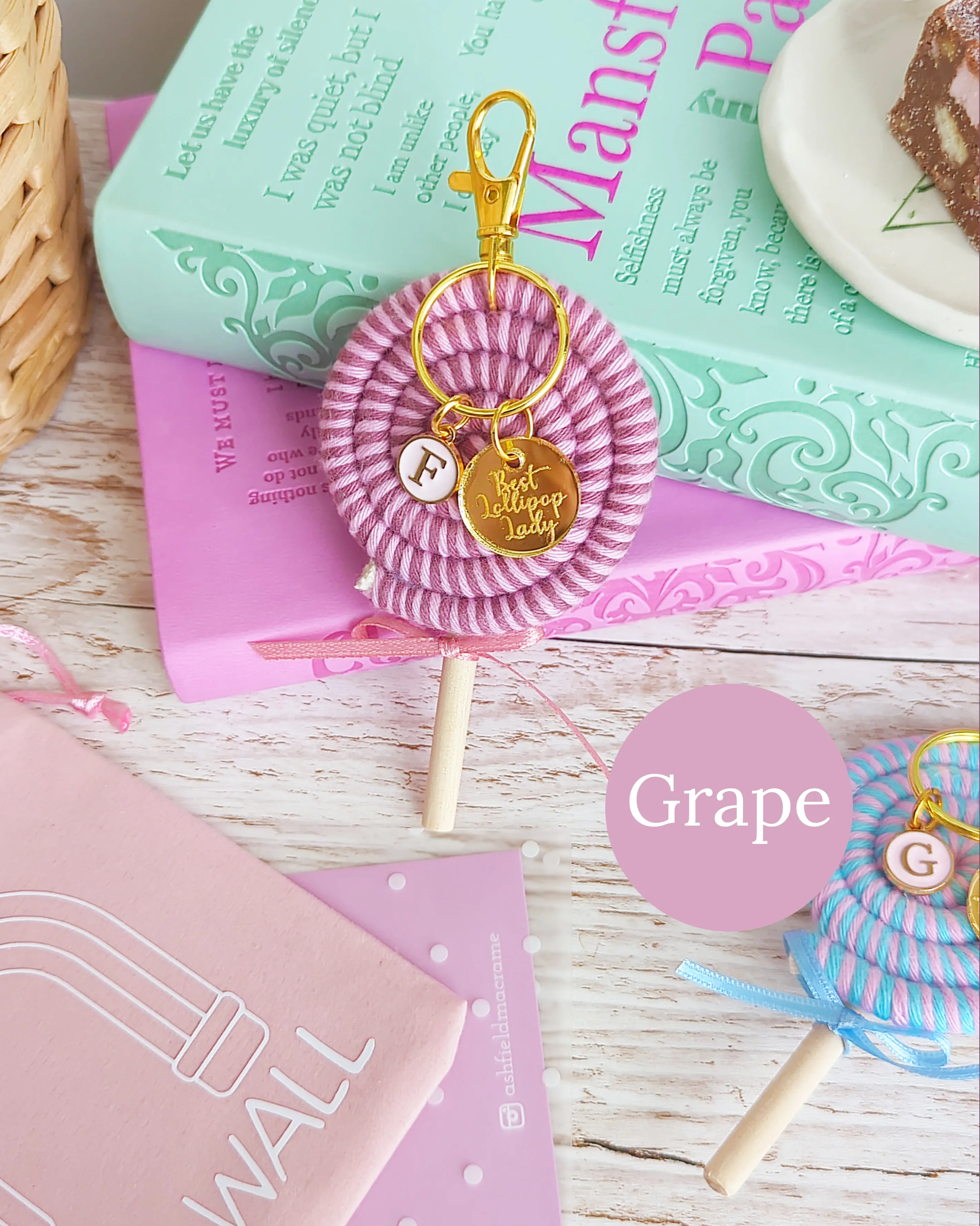 Lollipop keyrings - Teacher gift - Teacher/SNA/Lollipop Lady