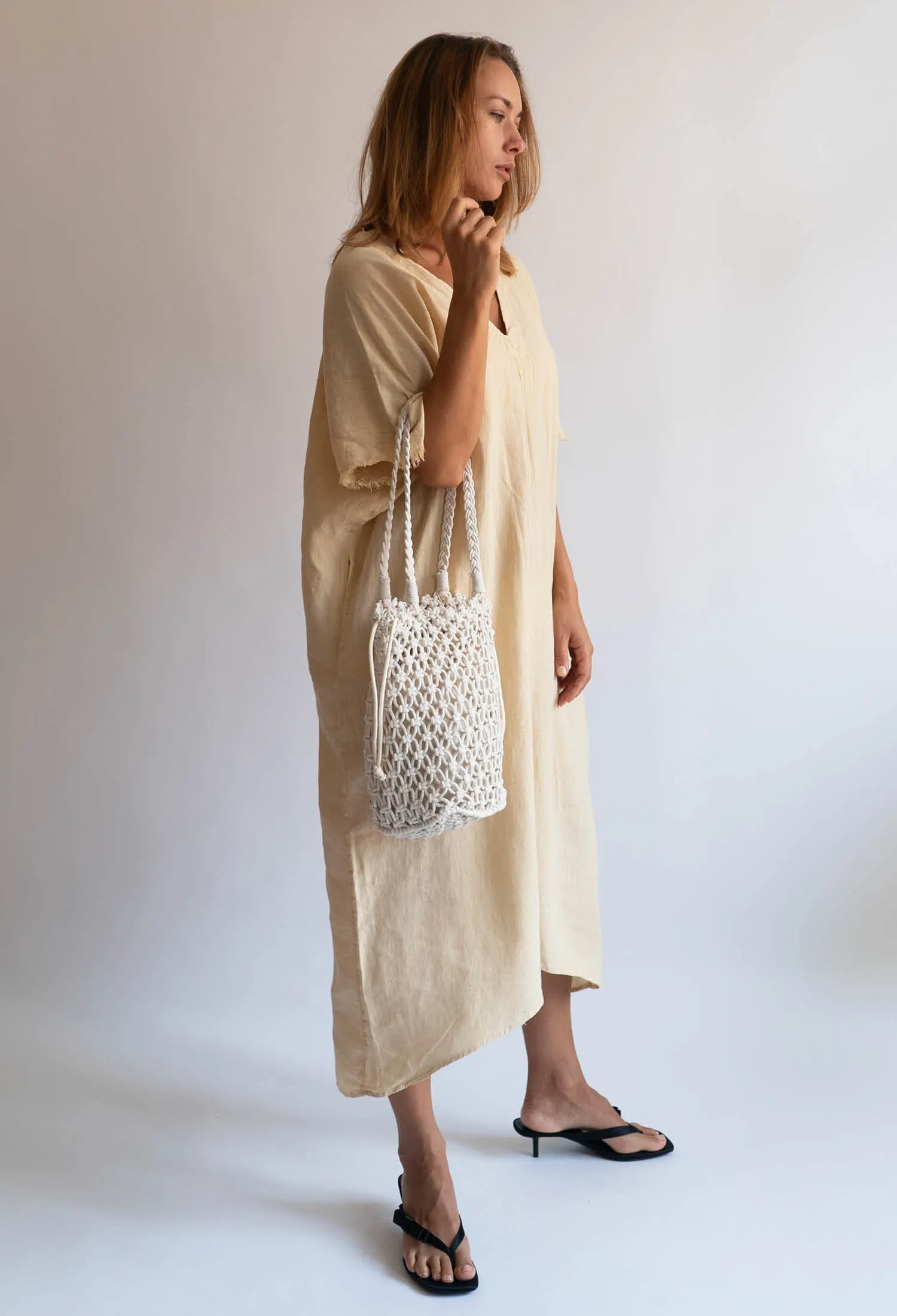 LOLLY TOTE - White Sand