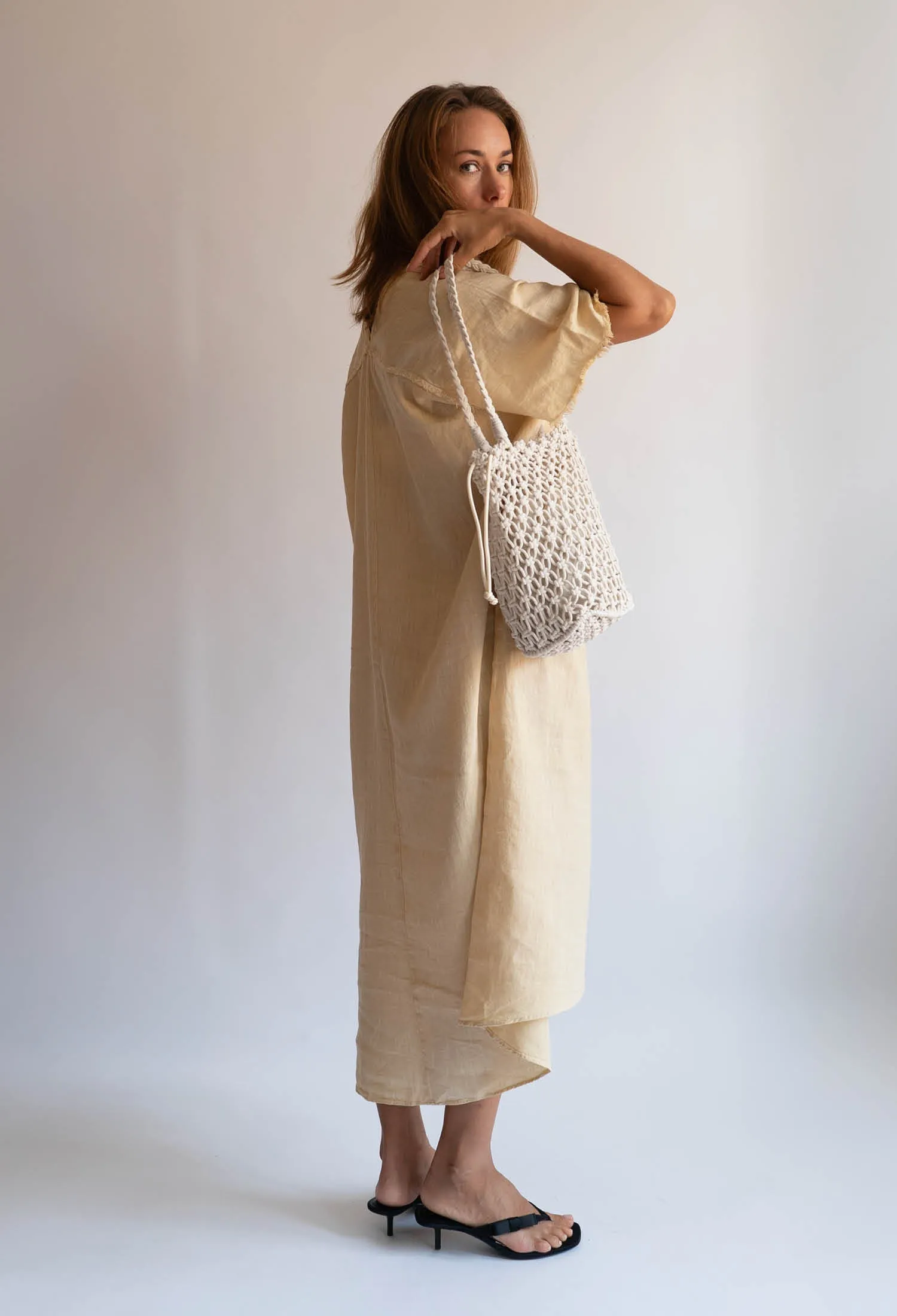 LOLLY TOTE - White Sand