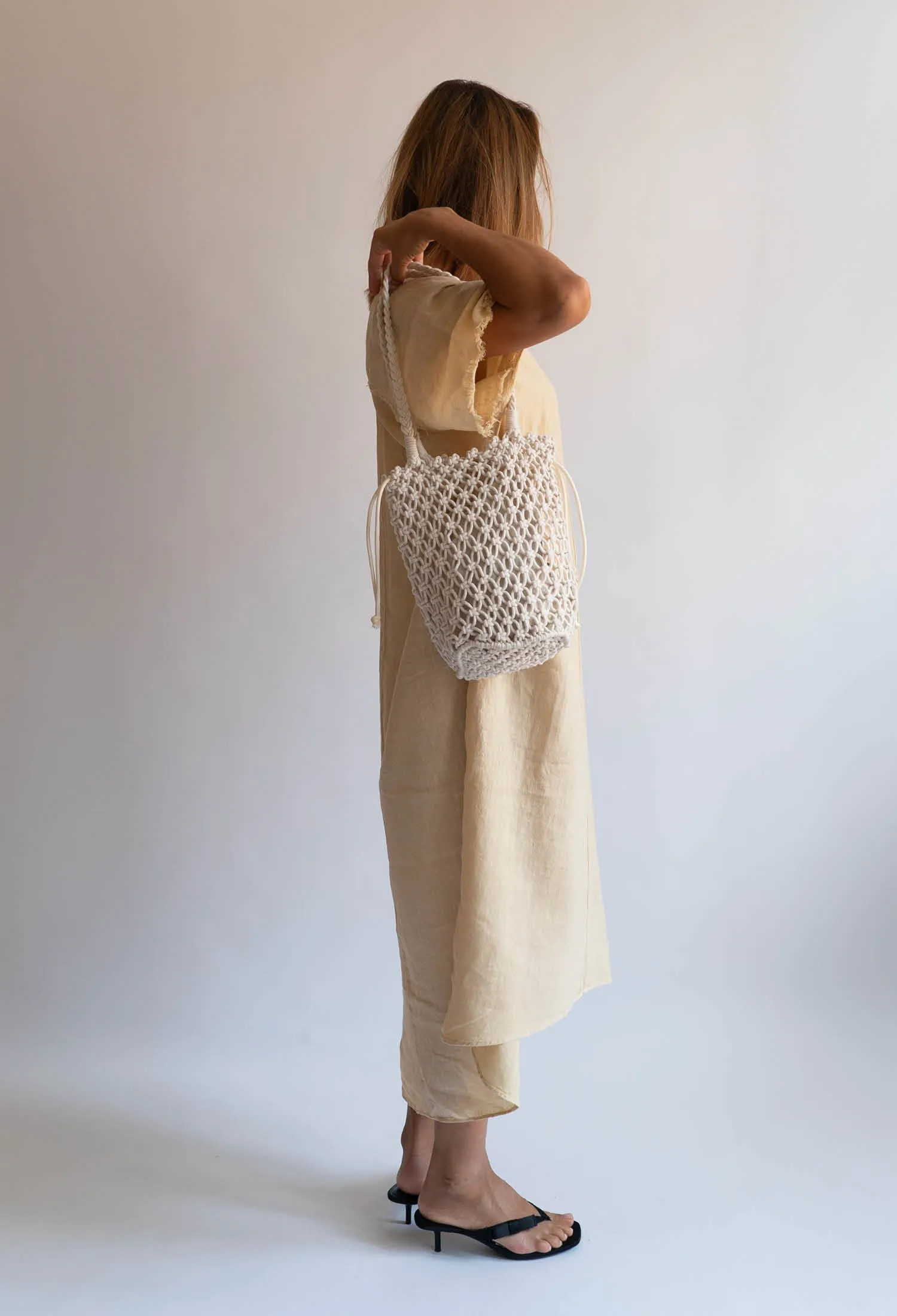 LOLLY TOTE - White Sand