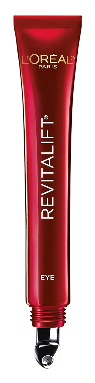 L'Oreal Paris Revitalift Triple Power Anti-Aging Eye Cream Treatment, with Pro Retinol, Hyaluronic Acid & Vitamin C to Reduce Wrinkles, De-puff and Brighten Skin, 0.5 fl. oz.