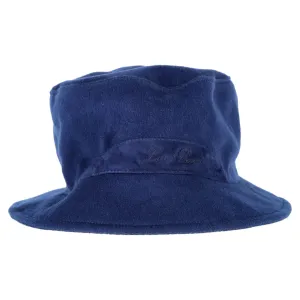 Loro Piana suede-trimmed cashmere bucket hat