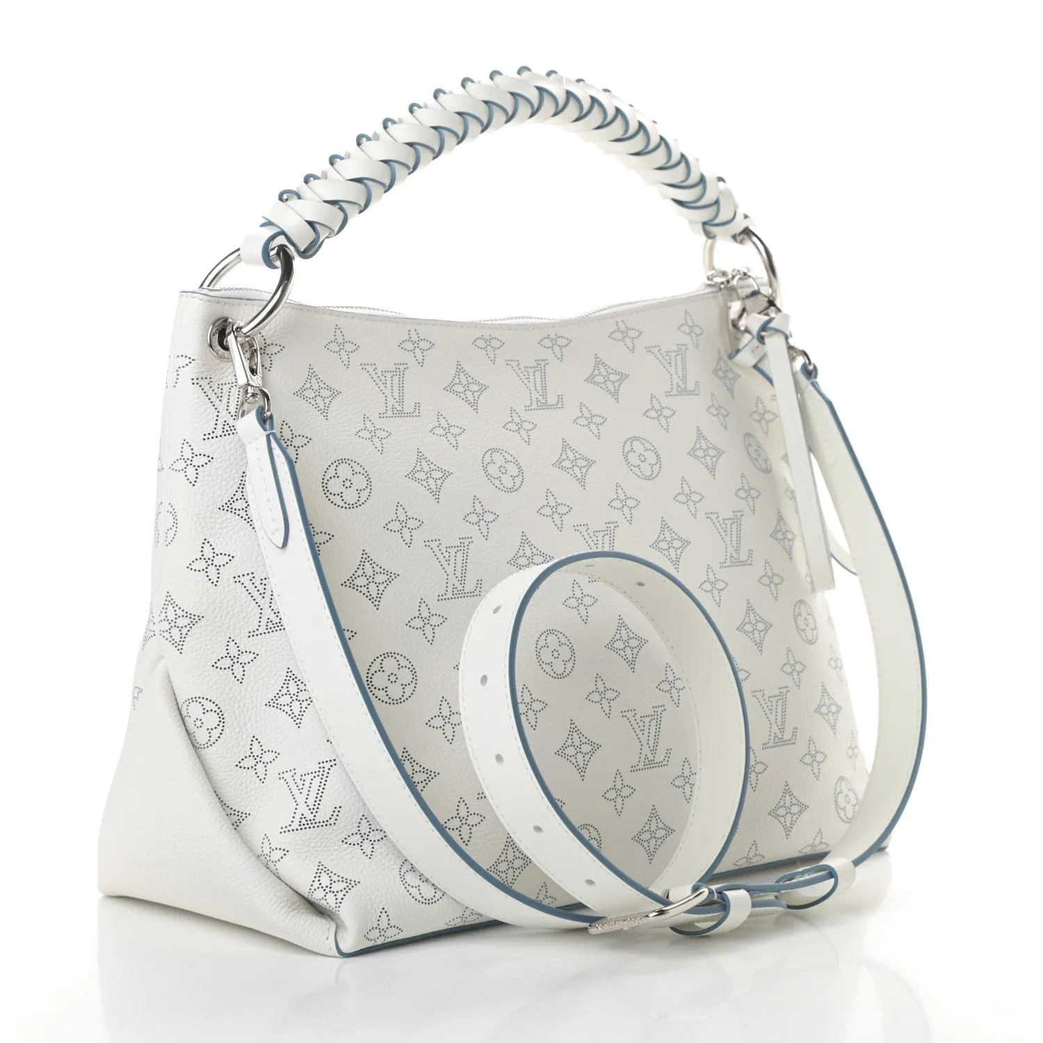 LOUIS VUITTON SNOW MAHINA BEAUBOURG HOBO MM BAG