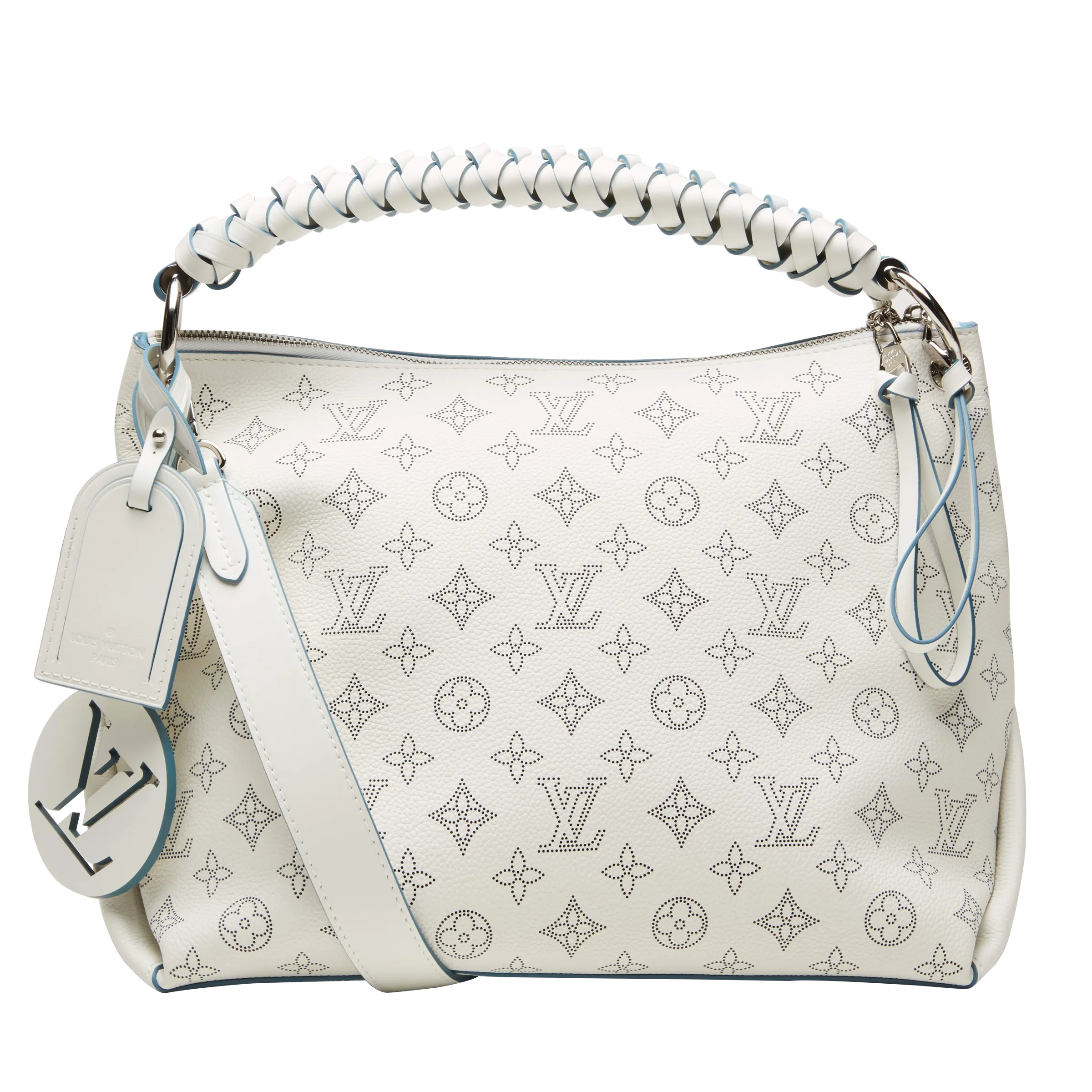 LOUIS VUITTON SNOW MAHINA BEAUBOURG HOBO MM BAG
