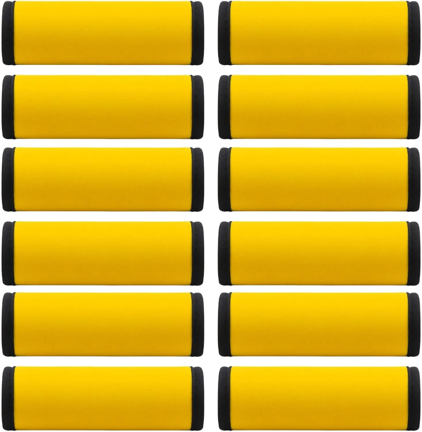 Luggage Handle Wrap 12 Pack-Bulk Luggage Handle Wraps For Suitcases Neoprene Handle Wraps/Cover/Grips For Carry on/Bag/Car Travel Accessories For Luggage (Gold 4.0)