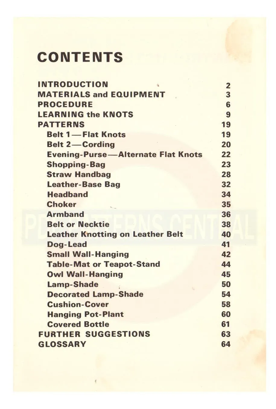 Macramé 1972/1974 Instant Download PDF 72 pages