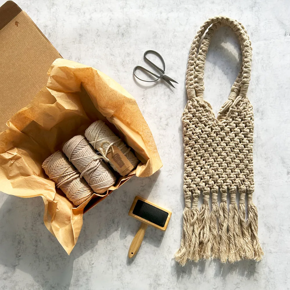 Macrame Bags Trio with Patterns
