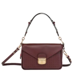 Mademoiselle Longchamp Crossbody Bag - Burgundy