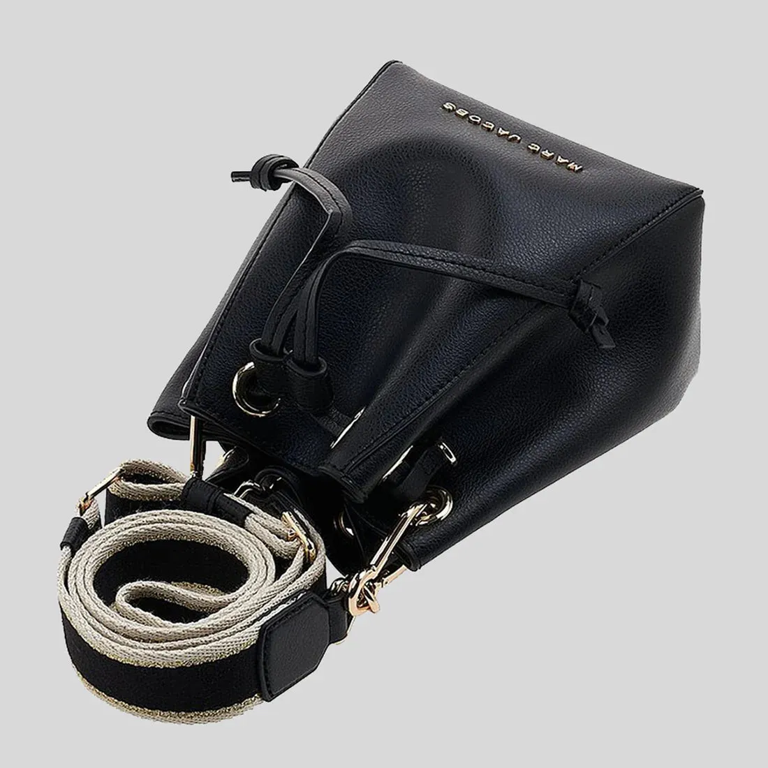 MARC JACOBS The Bucket Drawstring Bucket Crossbody Bag Black RS-H602L01FA21