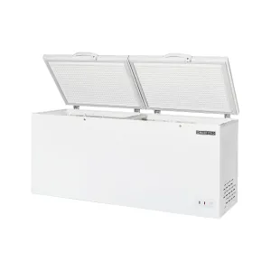 Maxx Cold Select Series Chest Freezer with Split Top, 76"W, 30 cu. ft. Storage Capacity, Locking Lids, Garage Ready, in White (MXSH30.0SHC)