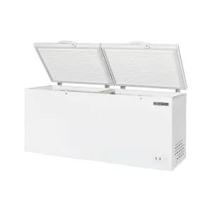 Maxx Cold Select Series Chest Freezer with Split Top, 79"W, 23.6 cu. ft. Storage Capacity, Locking Lids, Garage Ready, in White (MXSH23.6SHC)