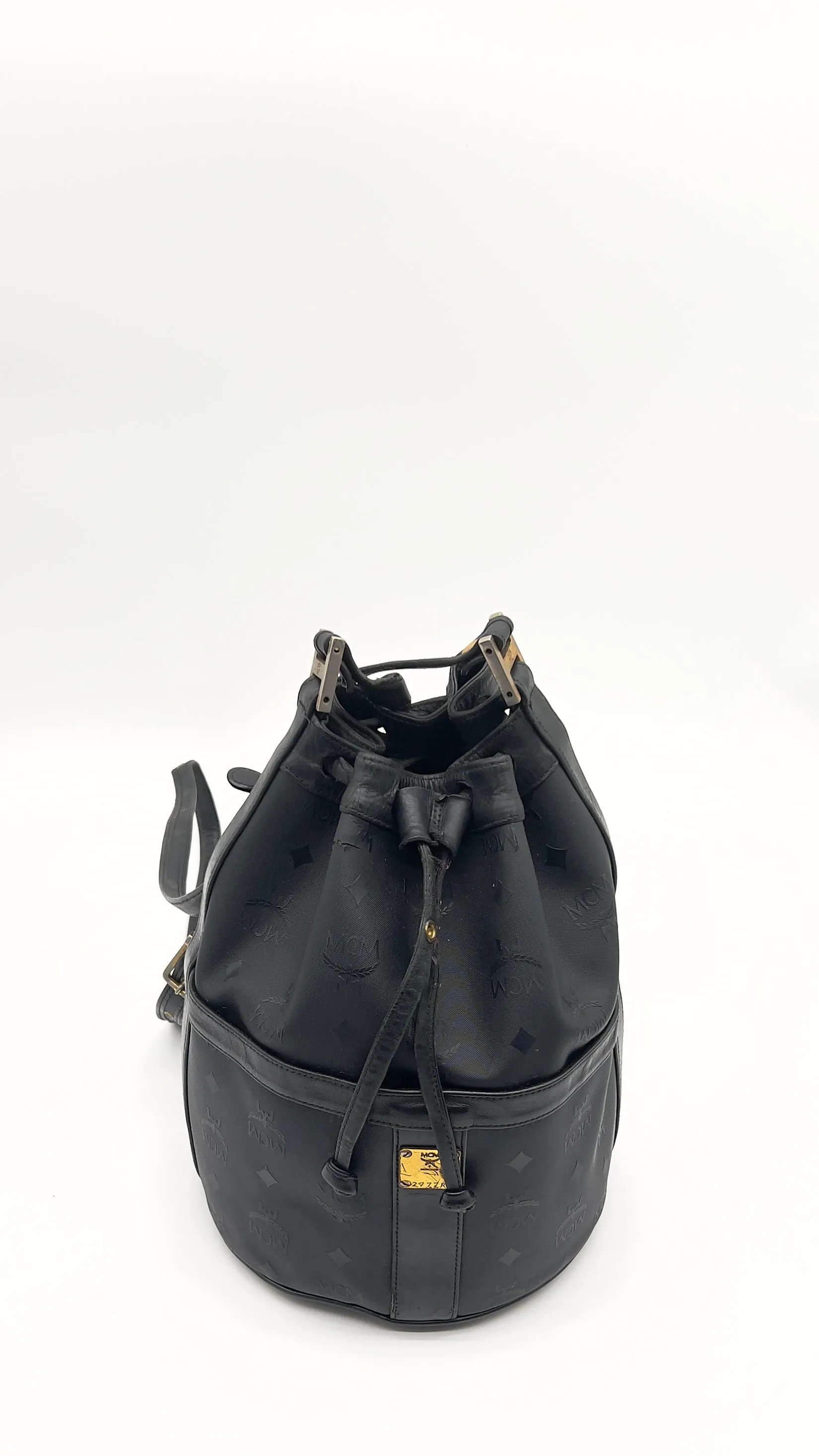 MCM Visetos Black Nylon Bucket Bag and Laptop Tote Duo - Pre-Owned
