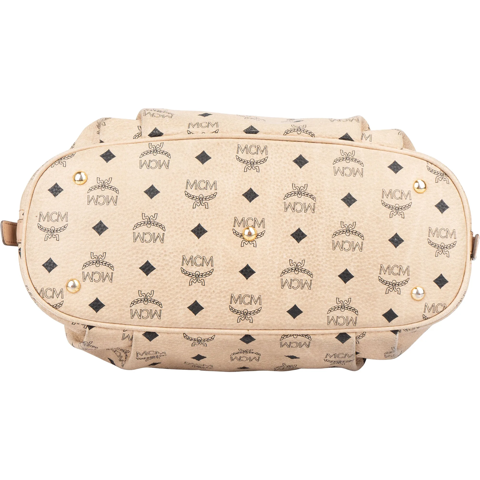 MCM Visetos Monogram Hobo Bag