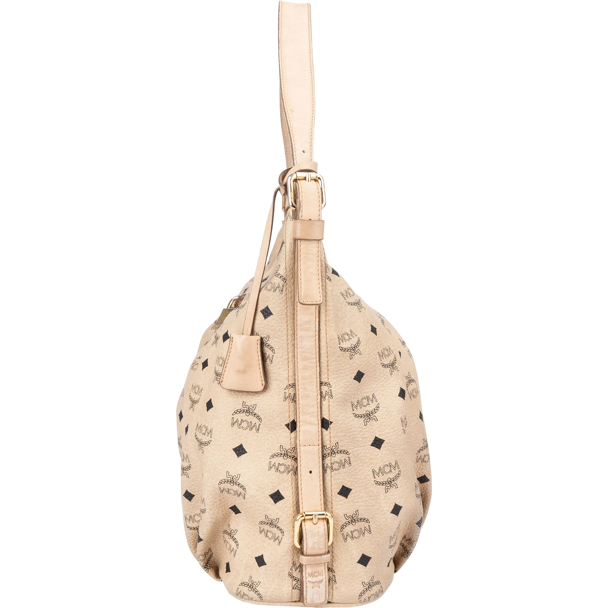 MCM Visetos Monogram Hobo Bag