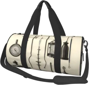 Medical Apparatus and Instruments Duffle Bag for Women Men Personal Item Travel Bags Canvas Weekender Overnight Bag Lightweight Sports Tote Gym Bag Carry On Luggage Bag