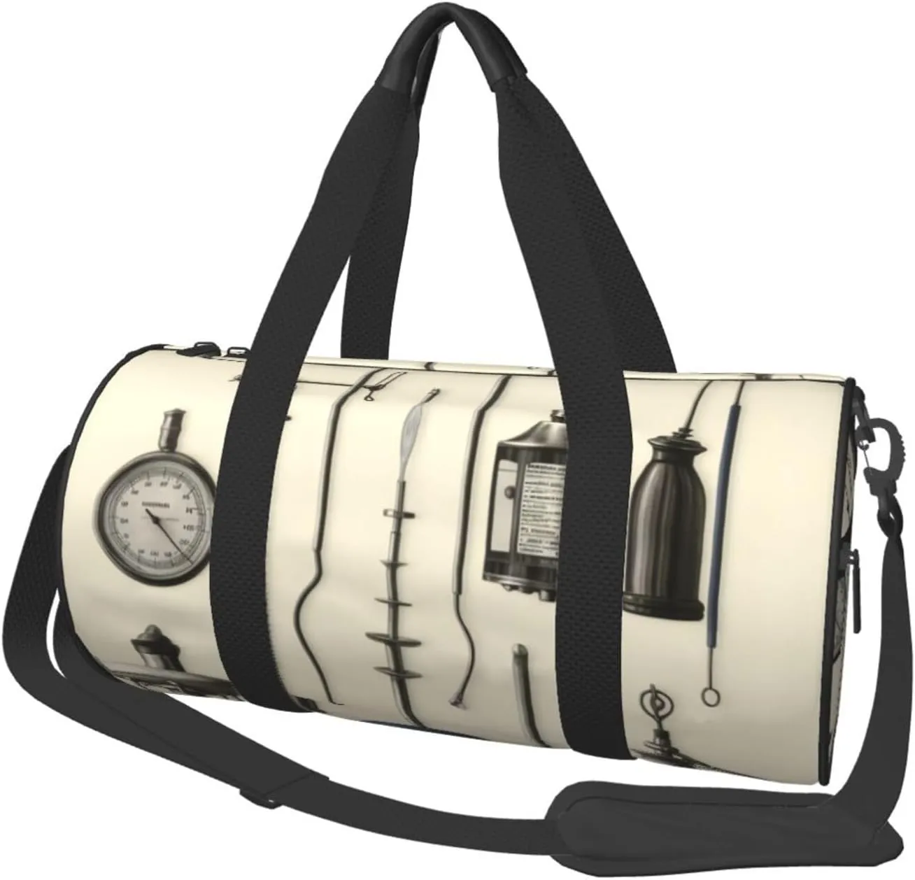 Medical Apparatus and Instruments Duffle Bag for Women Men Personal Item Travel Bags Canvas Weekender Overnight Bag Lightweight Sports Tote Gym Bag Carry On Luggage Bag