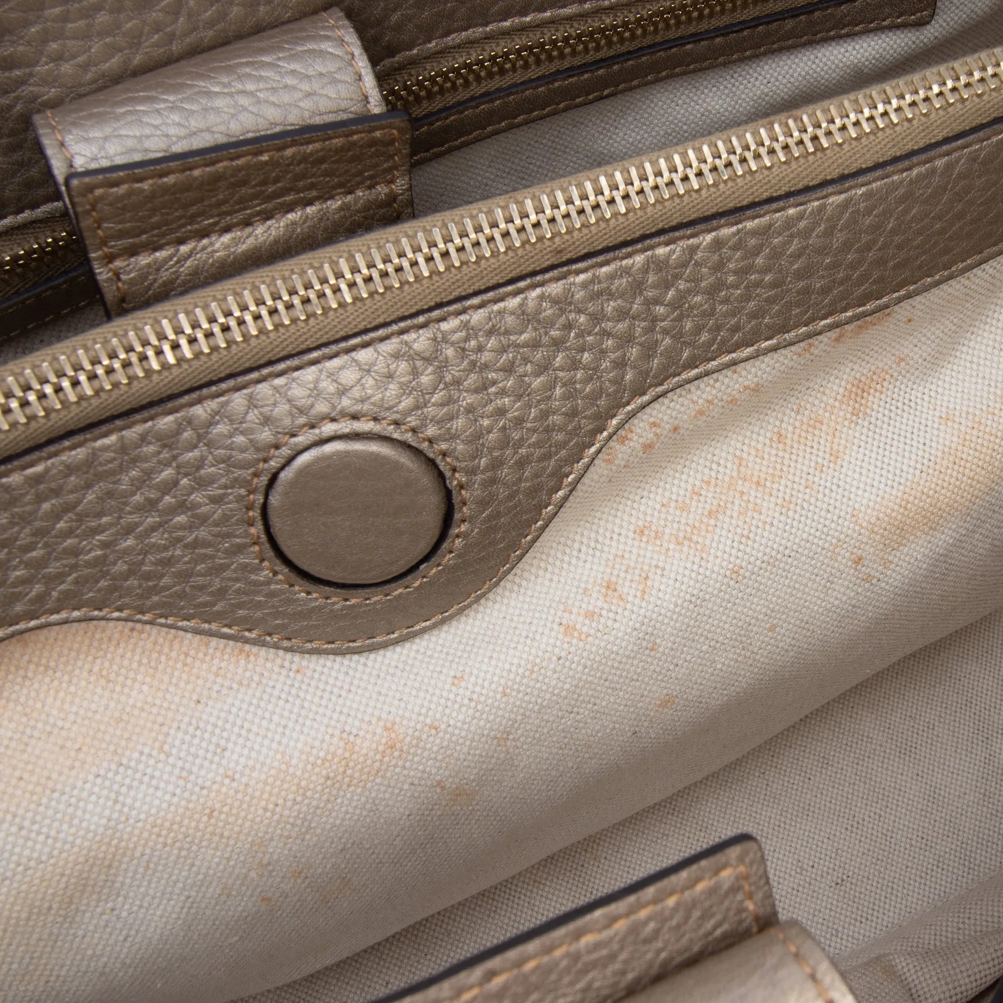 Medium Calfskin Bamboo Shopper Satchel