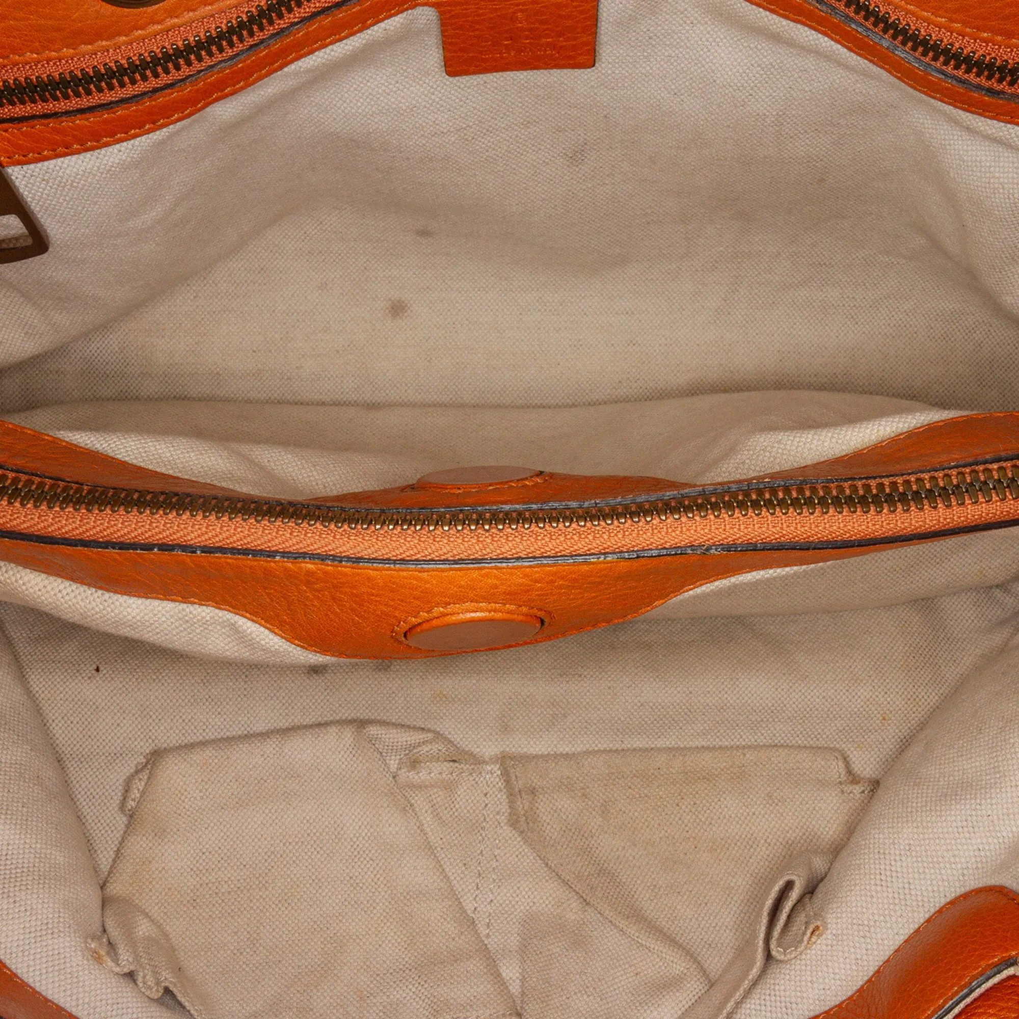 Medium Calfskin Bamboo Shopper Satchel
